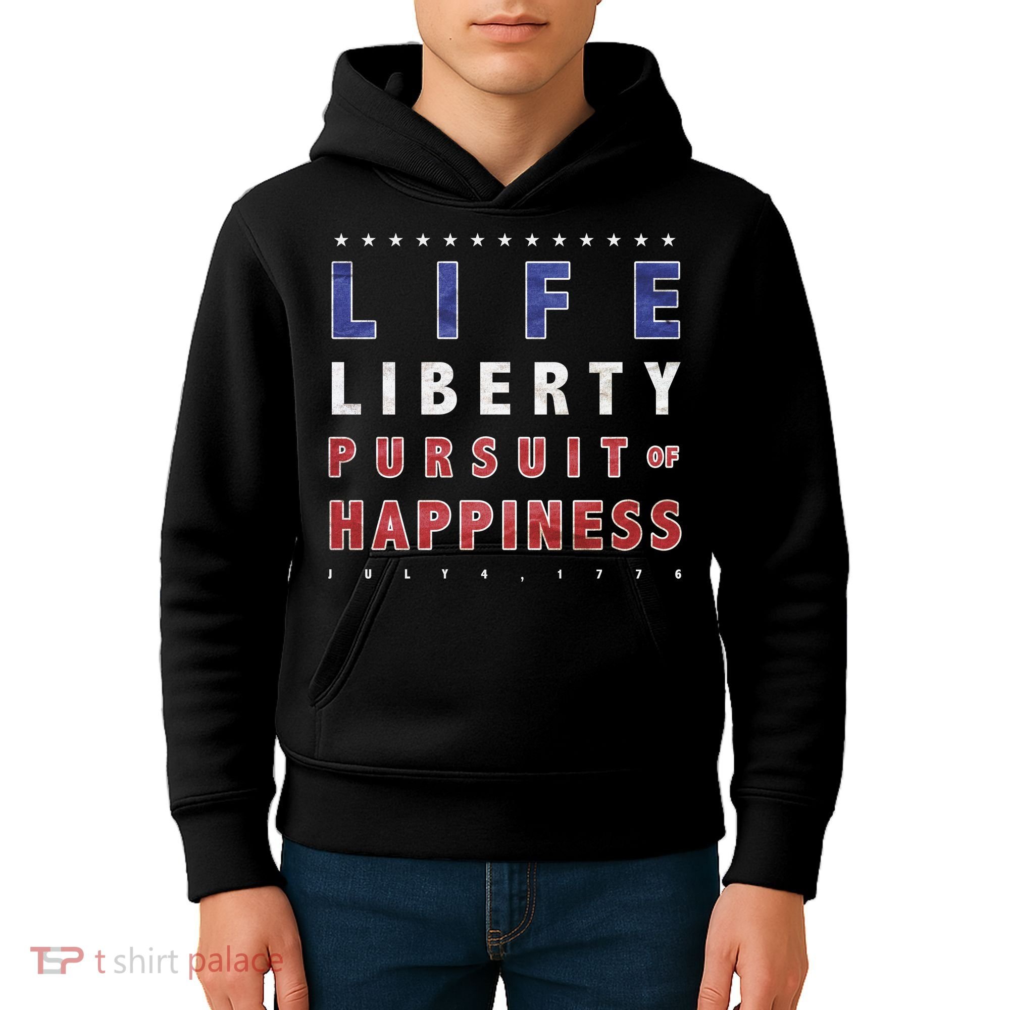 Life Liberty Pursuit Of Happiness Kids Hoodie