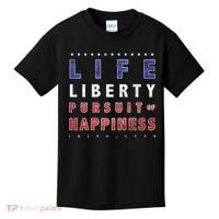 Life Liberty Pursuit Of Happiness Kids T-Shirt thumb 0