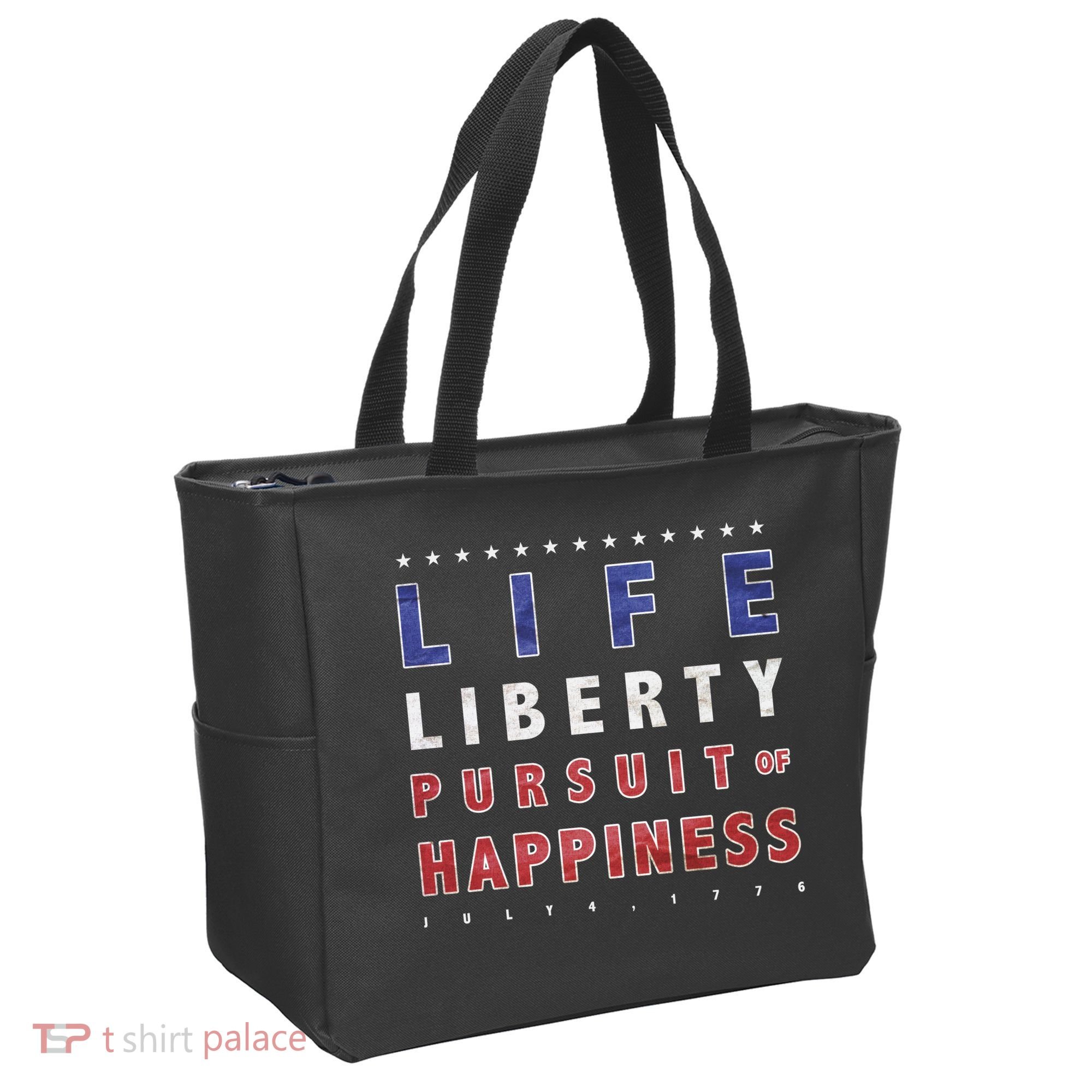 Life Liberty Pursuit Of Happiness Tote Bag
