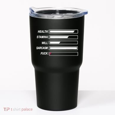 Life Status Bar Tumbler