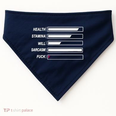 Life Status Bar USA-Made Doggie Bandana