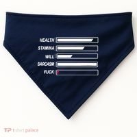 Life Status Bar USA-Made Doggie Bandana thumb 0