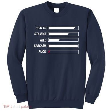 Life Status Bar Sweatshirt