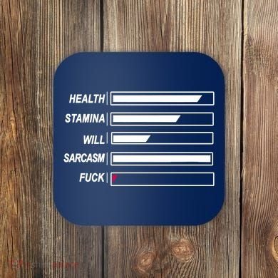 Life Status Bar Coaster