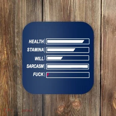 Life Status Bar Coaster
