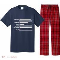 Life Status Bar Pajama Set thumb 0