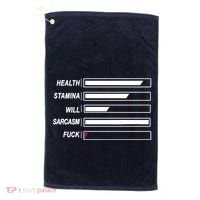 Life Status Bar Golf Towel thumb 0