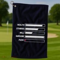 Life Status Bar Golf Towel thumb 1