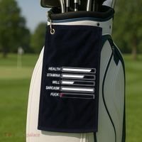 Life Status Bar Golf Towel thumb 2