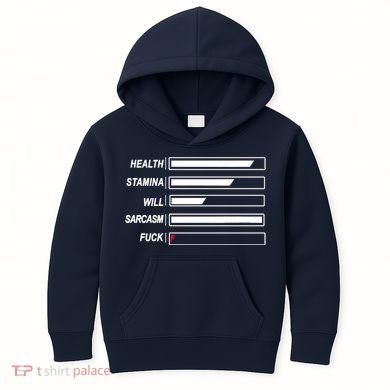 Life Status Bar Kids Hoodie