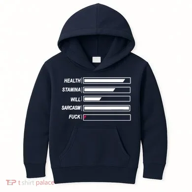 Life Status Bar Kids Hoodie