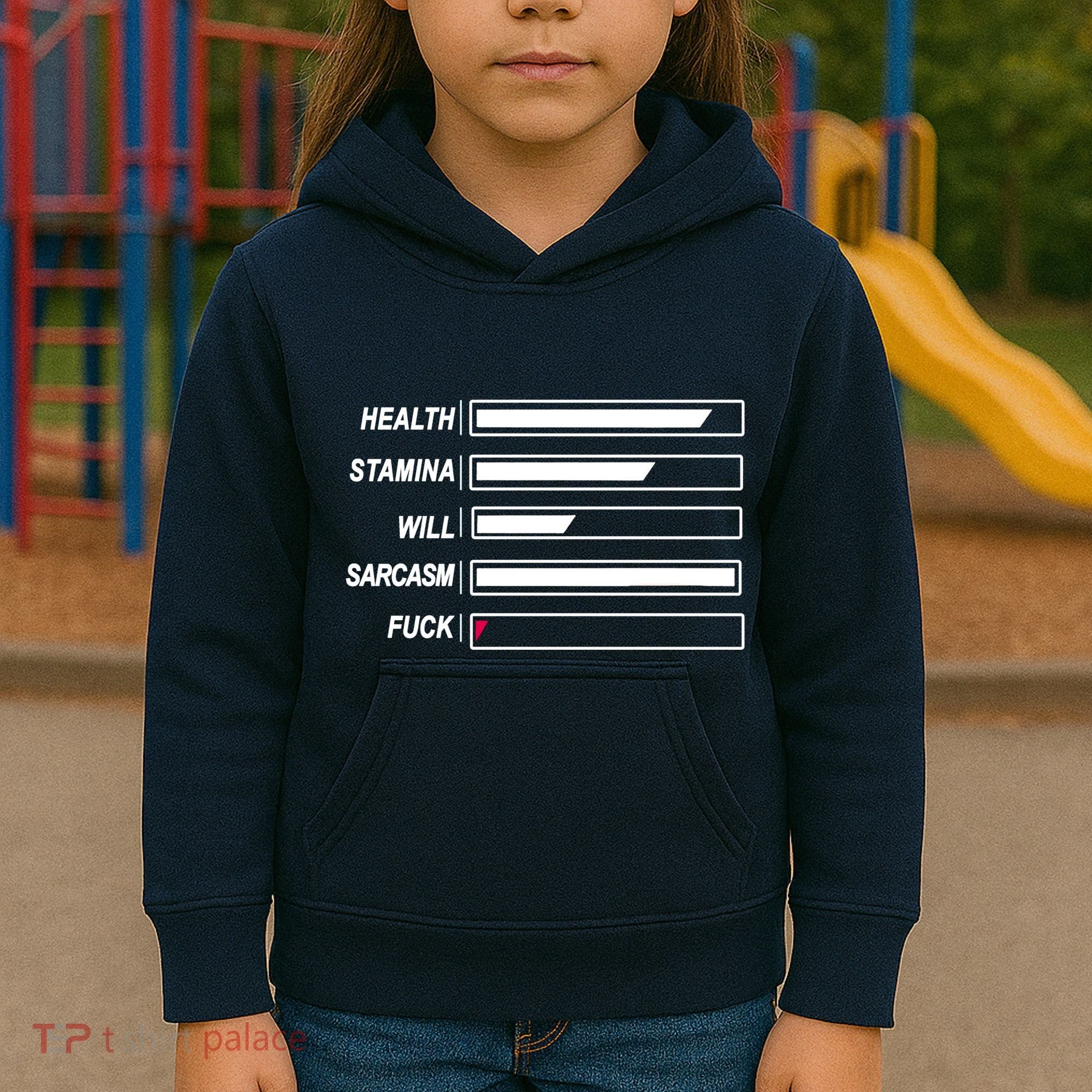 Life Status Bar Kids Hoodie