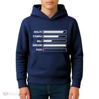 Life Status Bar Kids Hoodie thumb 4