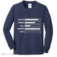 Life Status Bar Kids Long Sleeve Shirt thumb 0