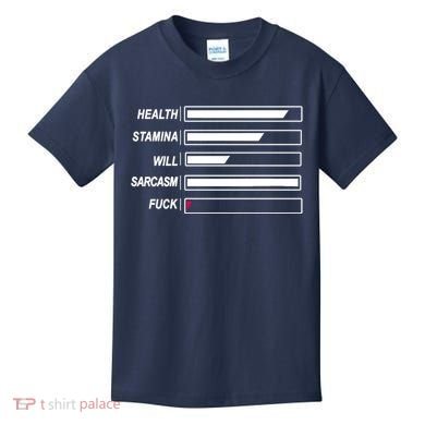 Life Status Bar Kids T-Shirt