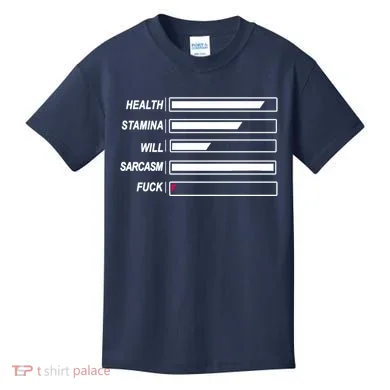 Life Status Bar Kids T-Shirt