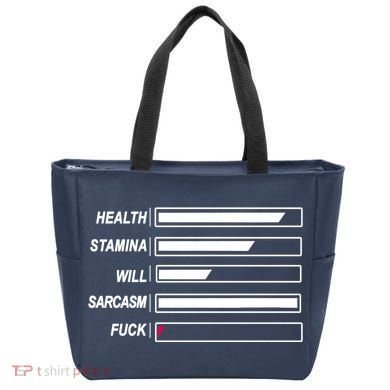 Life Status Bar Tote Bag