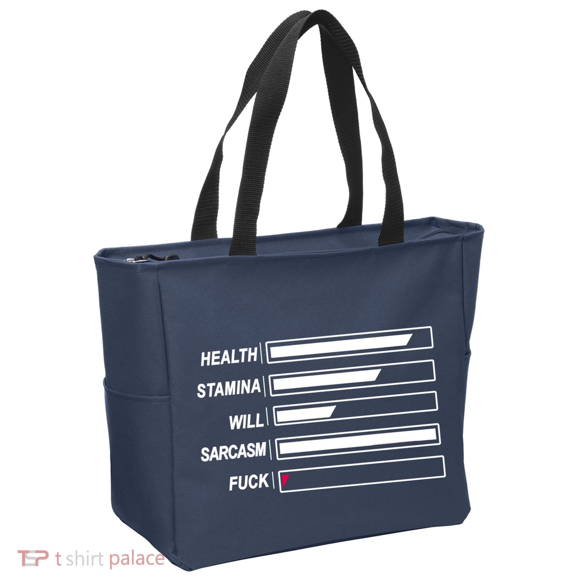 Life Status Bar Tote Bag