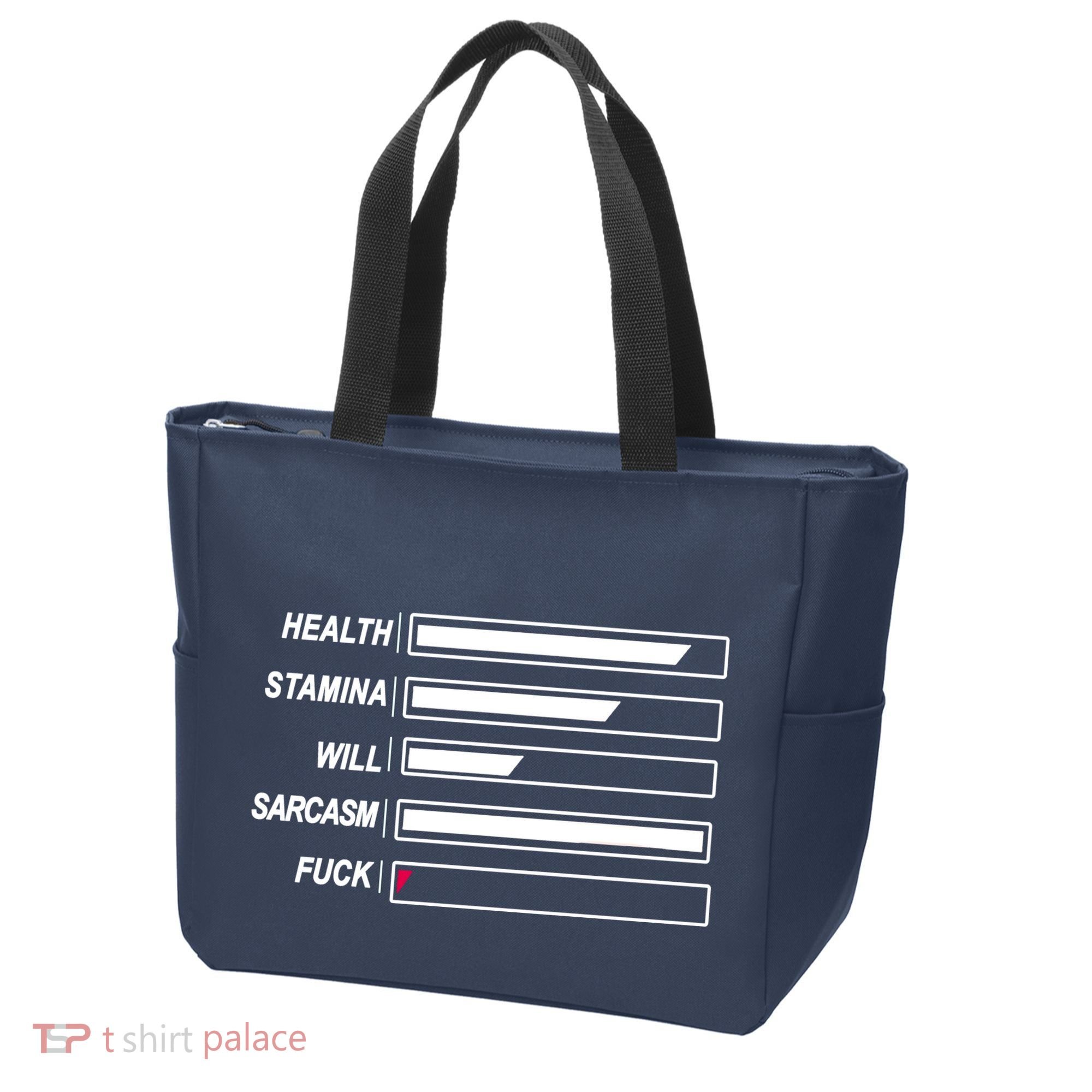 Life Status Bar Tote Bag
