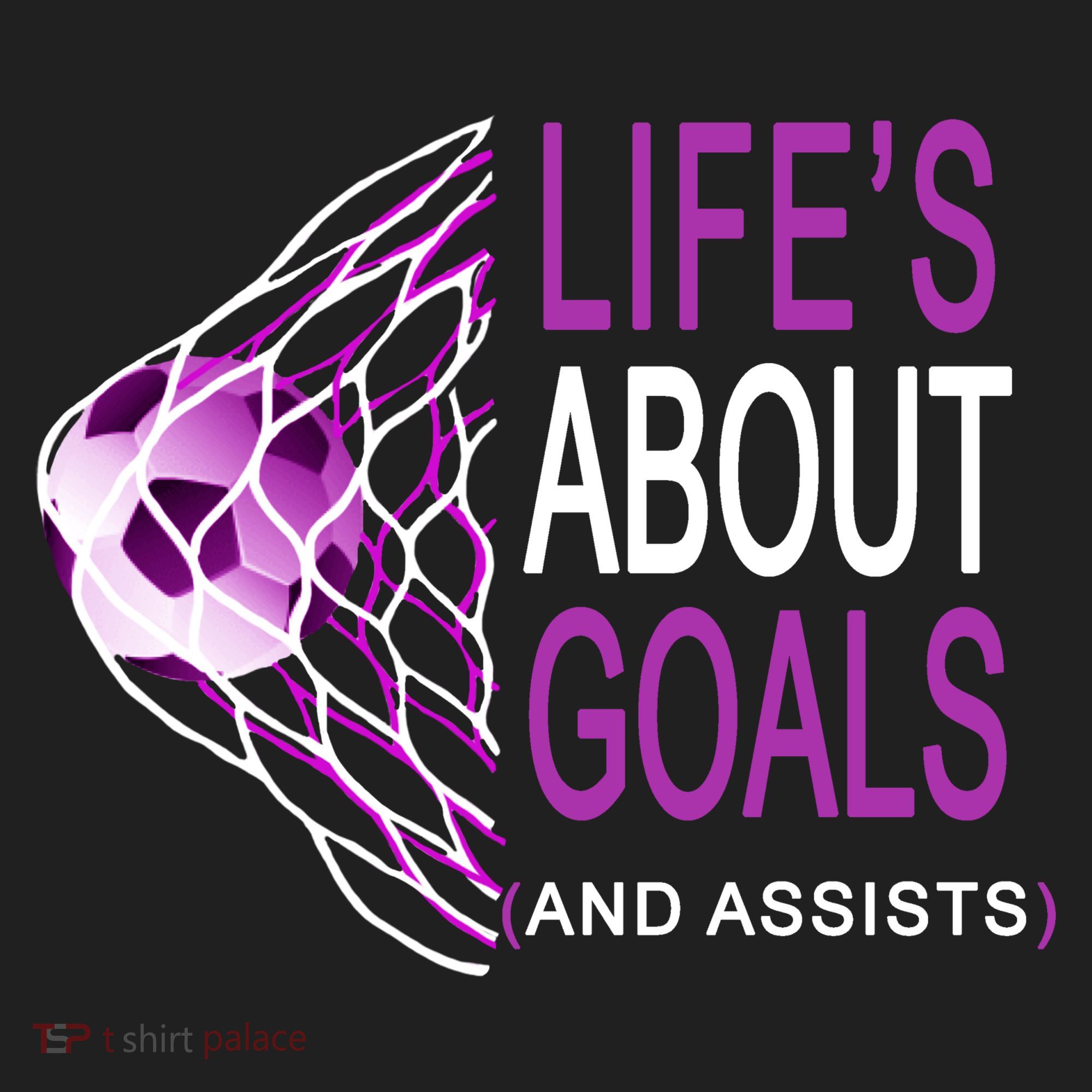 Life's About Goals And Assist Soccer Quote Beanie