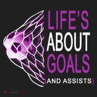 Life's About Goals And Assist Soccer Quote Hat thumb 2
