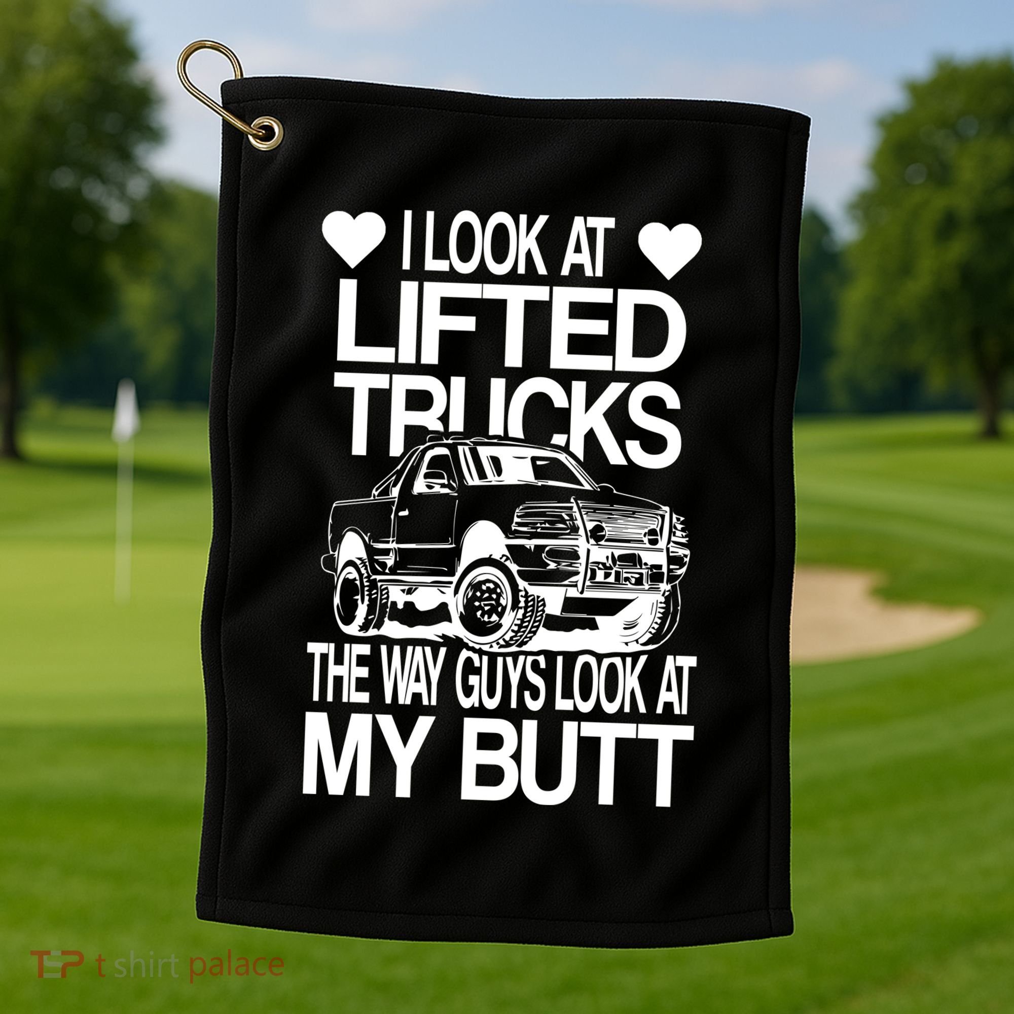 Lifted Truck Golf Towel