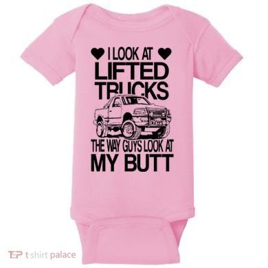 Lifted Truck Baby Bodysuit