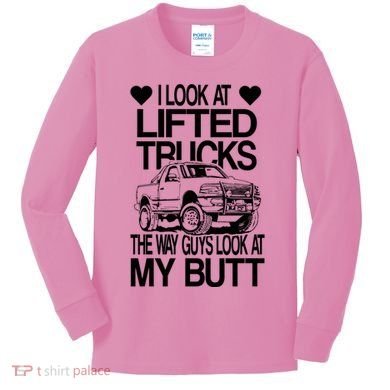Lifted Truck Kids Long Sleeve Shirt