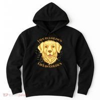 Life Is Golden Dog Hoodie thumb 0