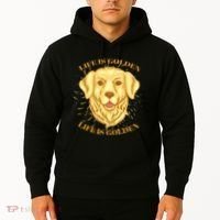 Life Is Golden Dog Hoodie thumb 2