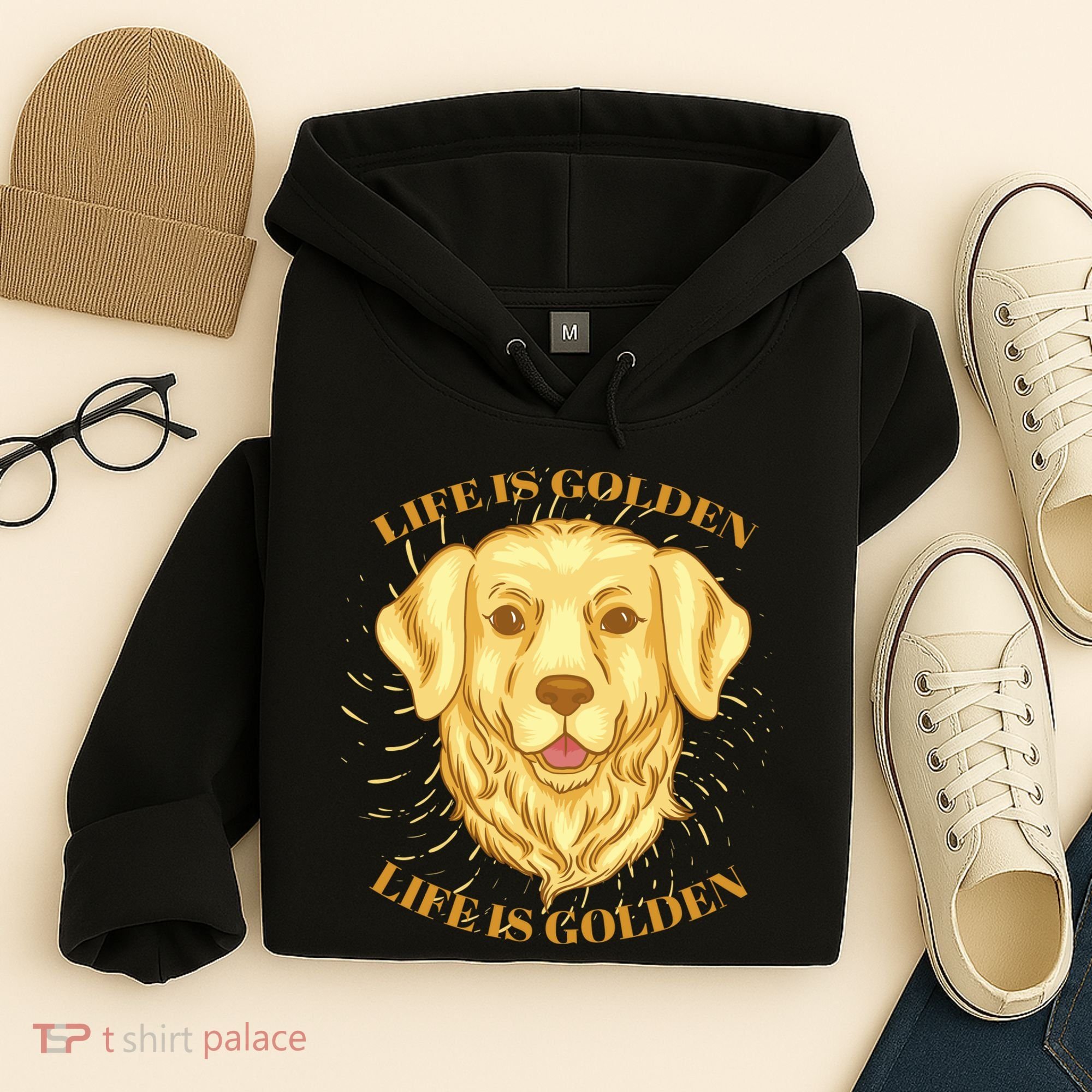 Life Is Golden Dog Hoodie