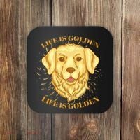 Life Is Golden Dog Coaster thumb 0