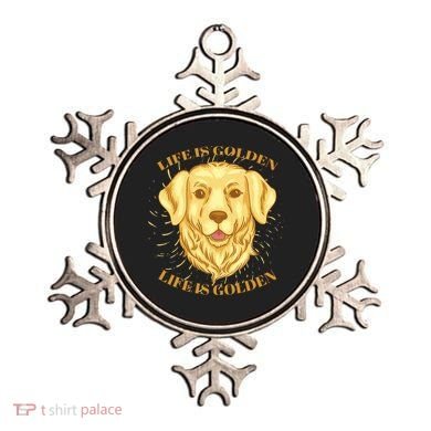 Life Is Golden Dog Ornament