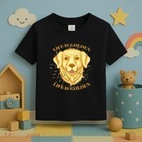 Life Is Golden Dog Toddler T-Shirt thumb 3