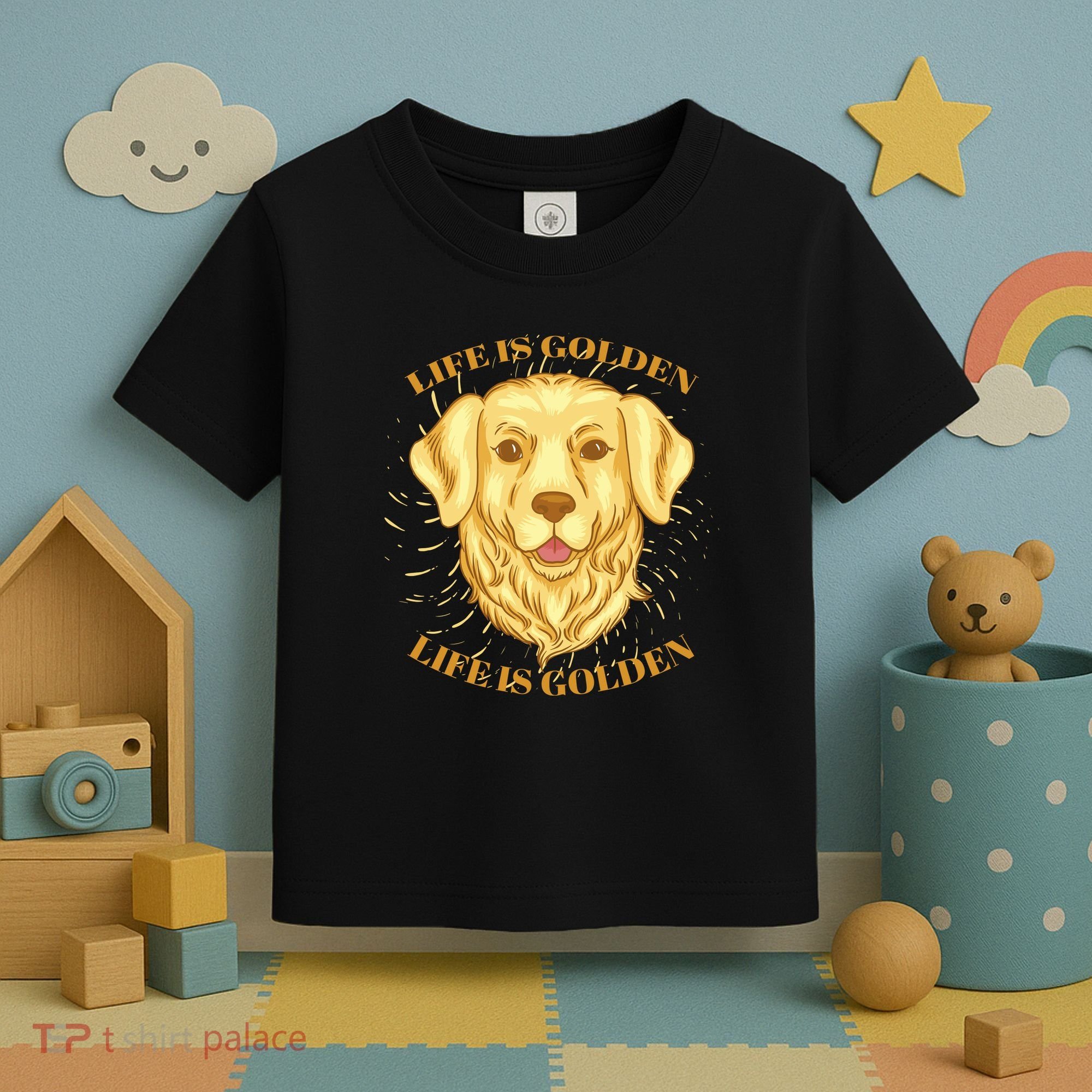 Life Is Golden Dog Toddler T-Shirt