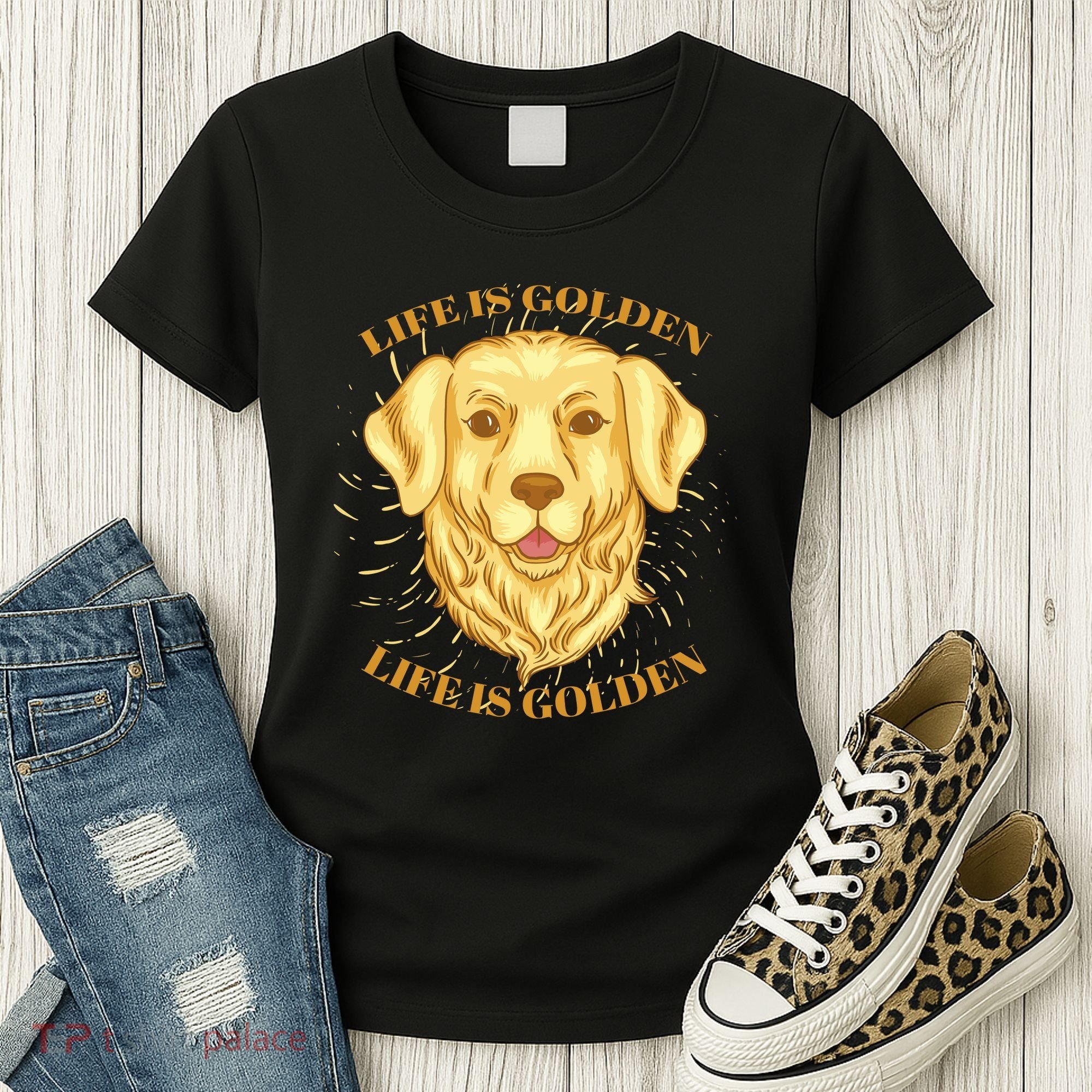 Life Is Golden Dog Women's T-Shirt