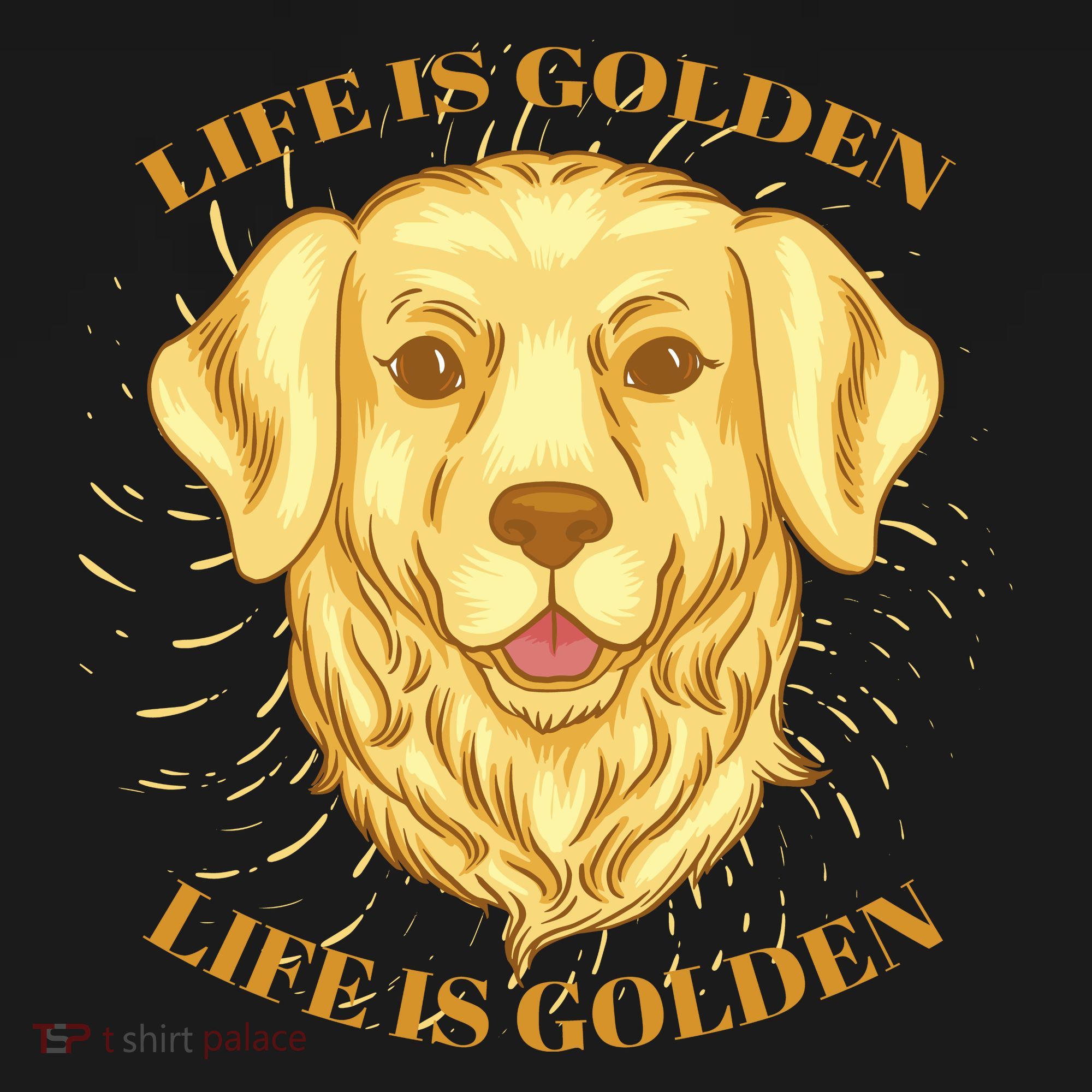 Life Is Golden Dog Kids Sweatshirt