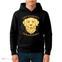 Life Is Golden Dog Kids Hoodie thumb 4