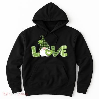 Love Irish Gnome Cute St Patricks Day Hoodie
