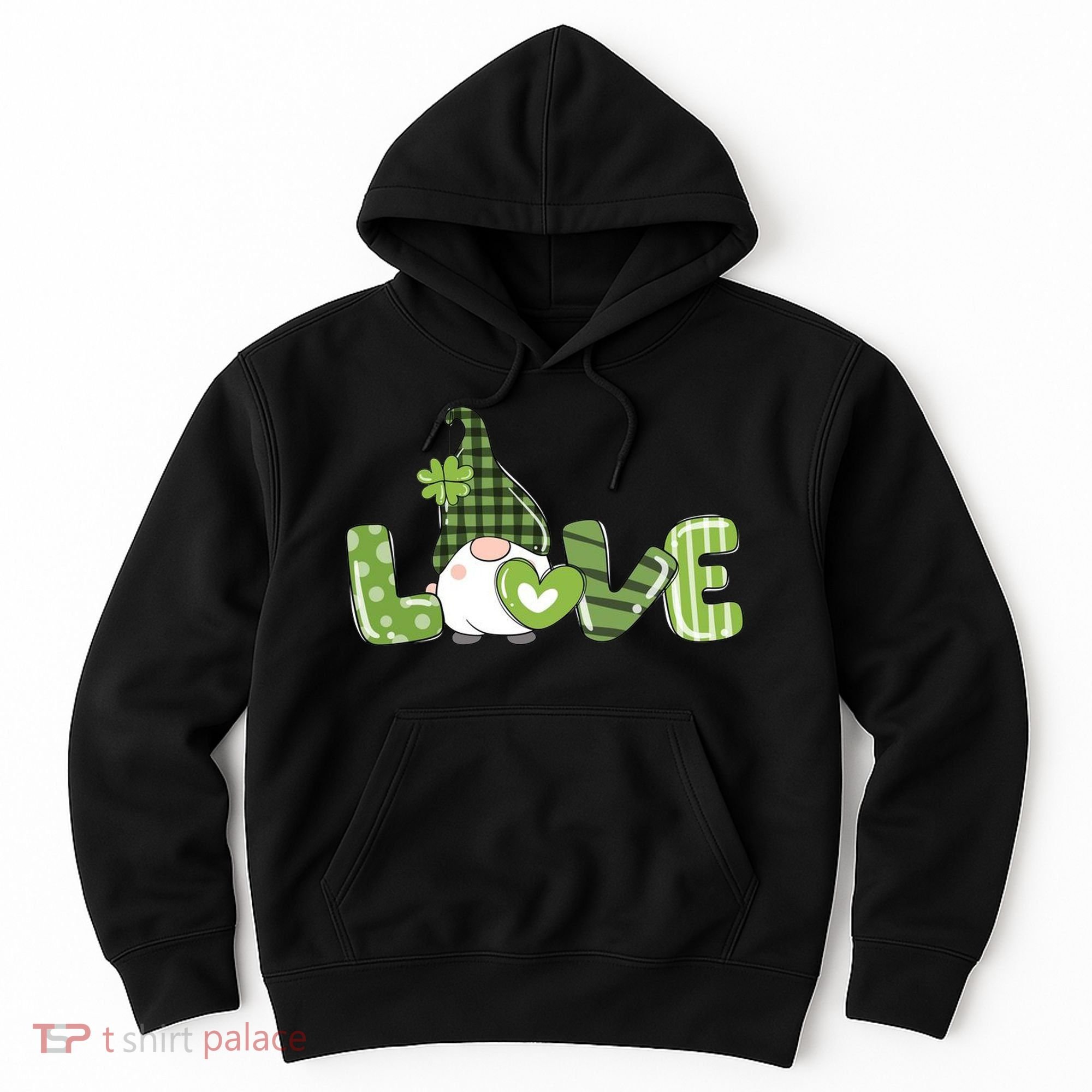 Love Irish Gnome Cute St Patricks Day Hoodie