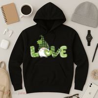 Love Irish Gnome Cute St Patricks Day Hoodie thumb 3