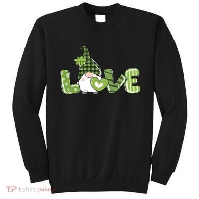 Love Irish Gnome Cute St Patricks Day Sweatshirt