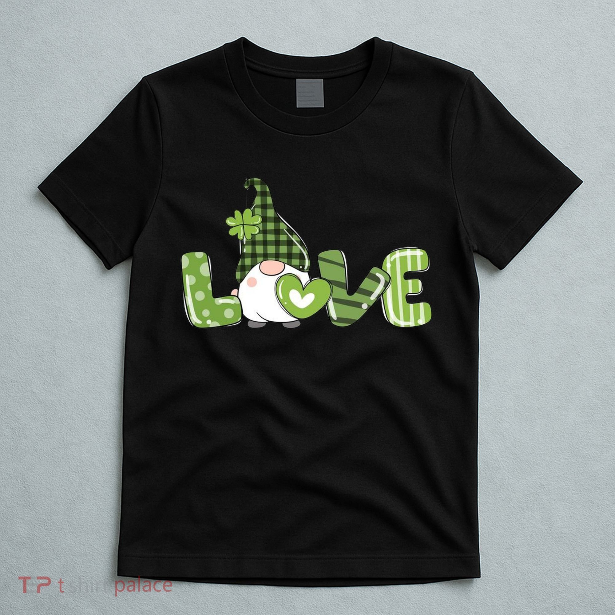 Love Irish Gnome Cute St Patricks Day T-Shirt