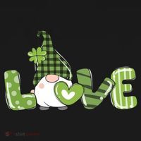 Love Irish Gnome Cute St Patricks Day Coaster thumb 2