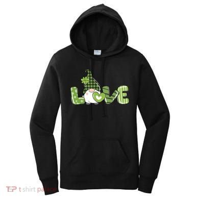 Love Irish Gnome Cute St Patricks Day Women's Hoodie