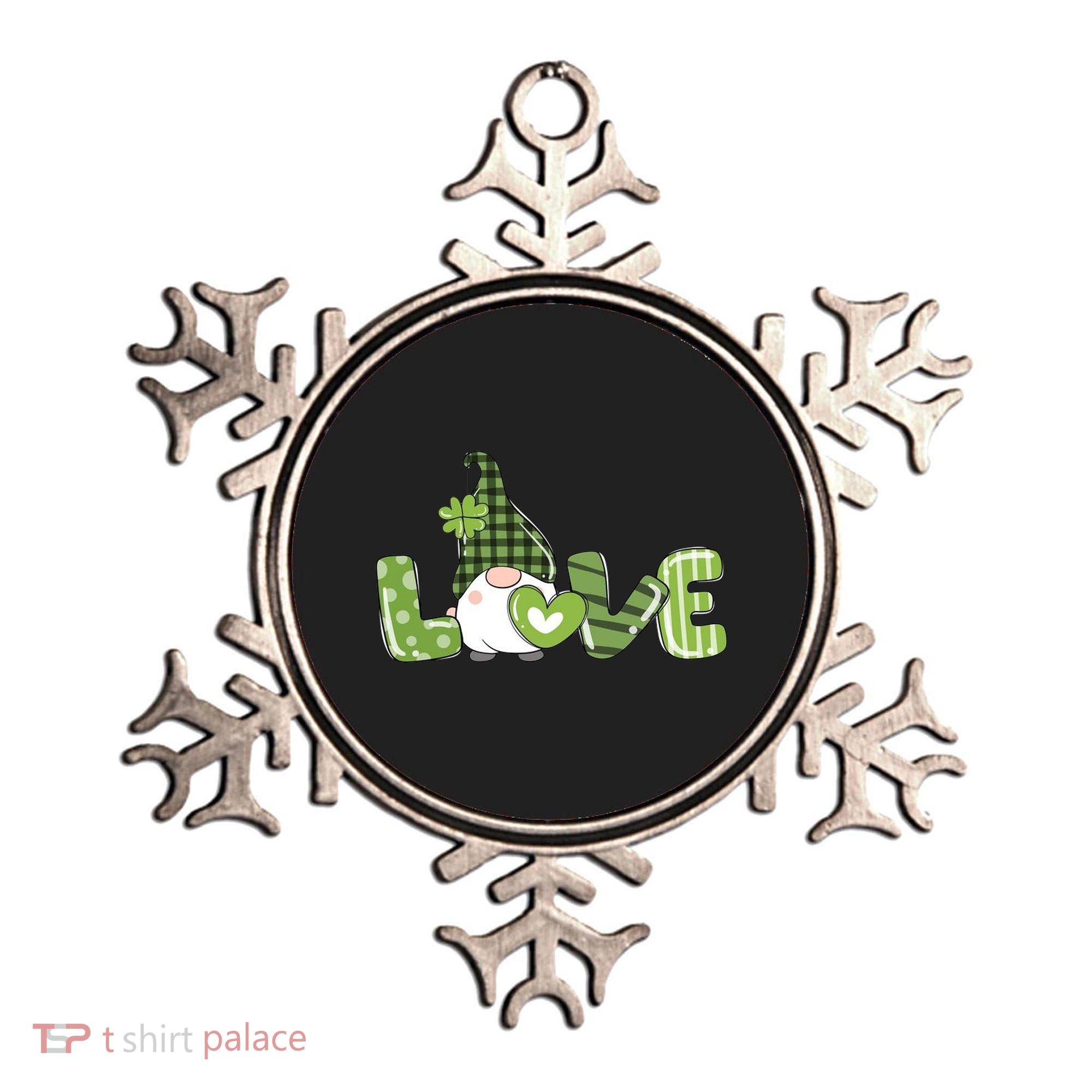 Love Irish Gnome Cute St Patricks Day Ornament