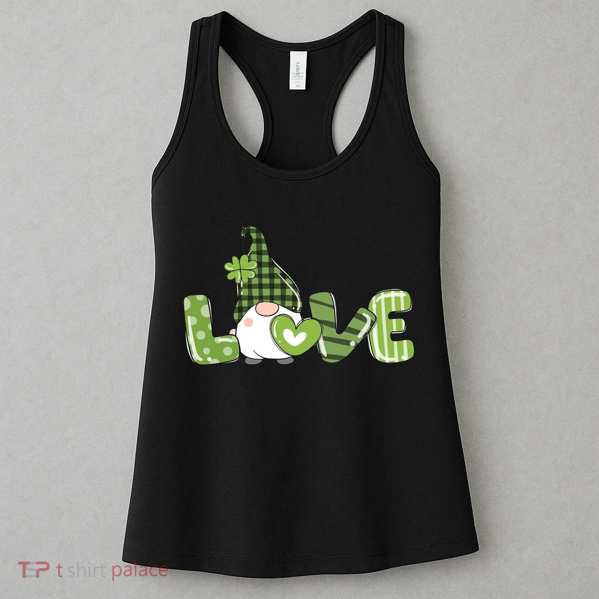 Love Irish Gnome Cute St Patricks Day Women's Tank Top