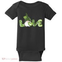 Love Irish Gnome Cute St Patricks Day Baby Bodysuit thumb 0