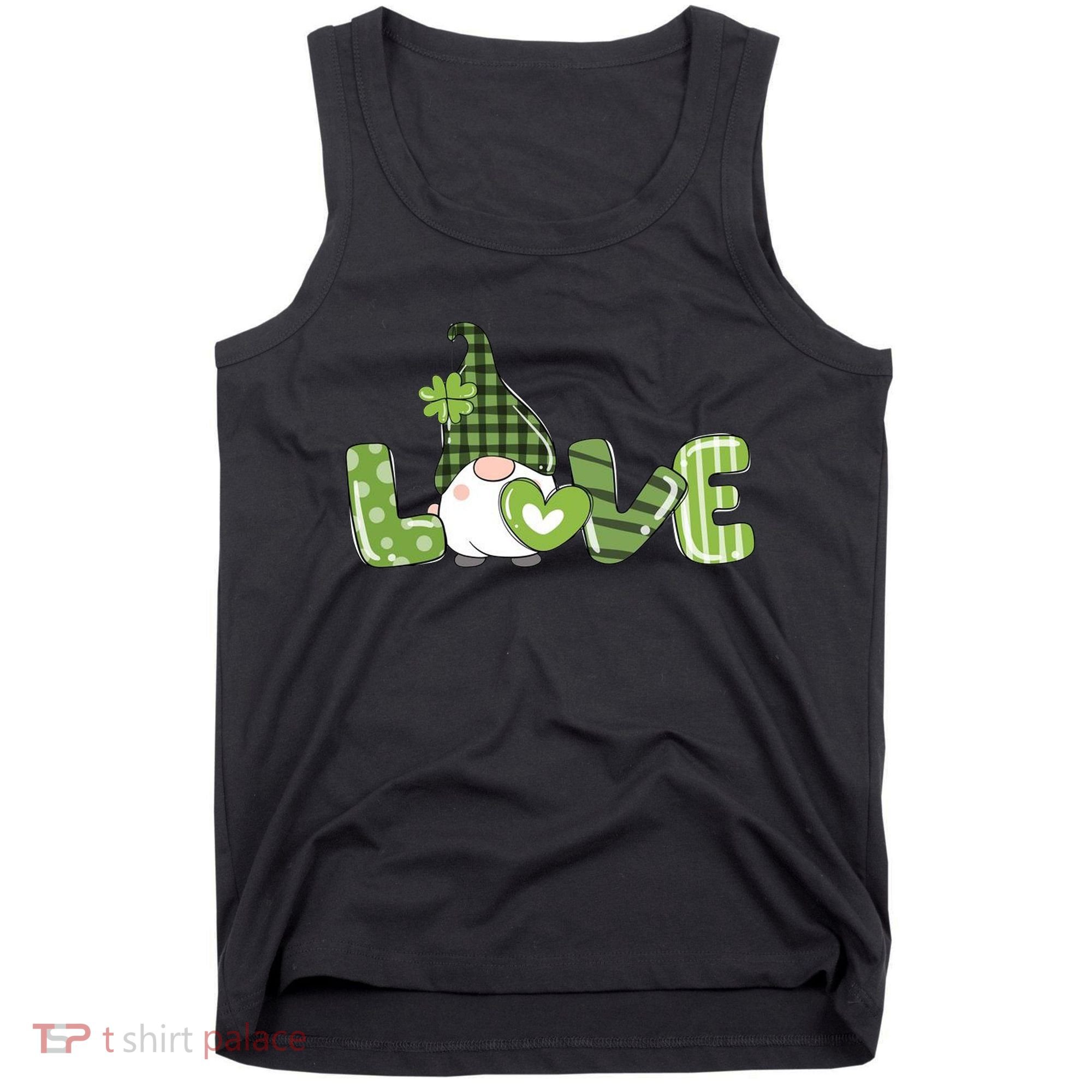 Love Irish Gnome Cute St Patricks Day Tank Top