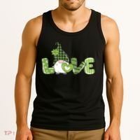 Love Irish Gnome Cute St Patricks Day Tank Top thumb 3